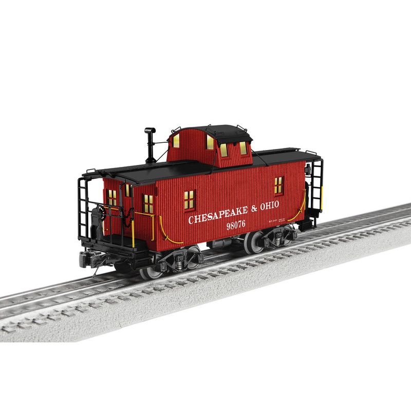 Lionel 2326280 O Gauge Chesapeake & Ohio Wood Caboose #98076 NIB