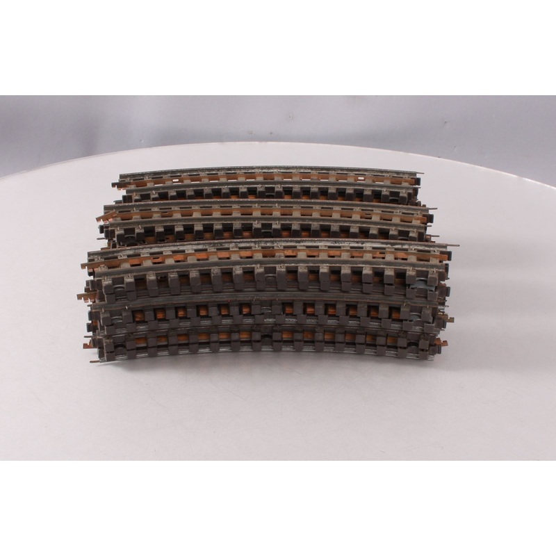 Lionel 31 Vintage Super O Curved Track Sections (18) VG