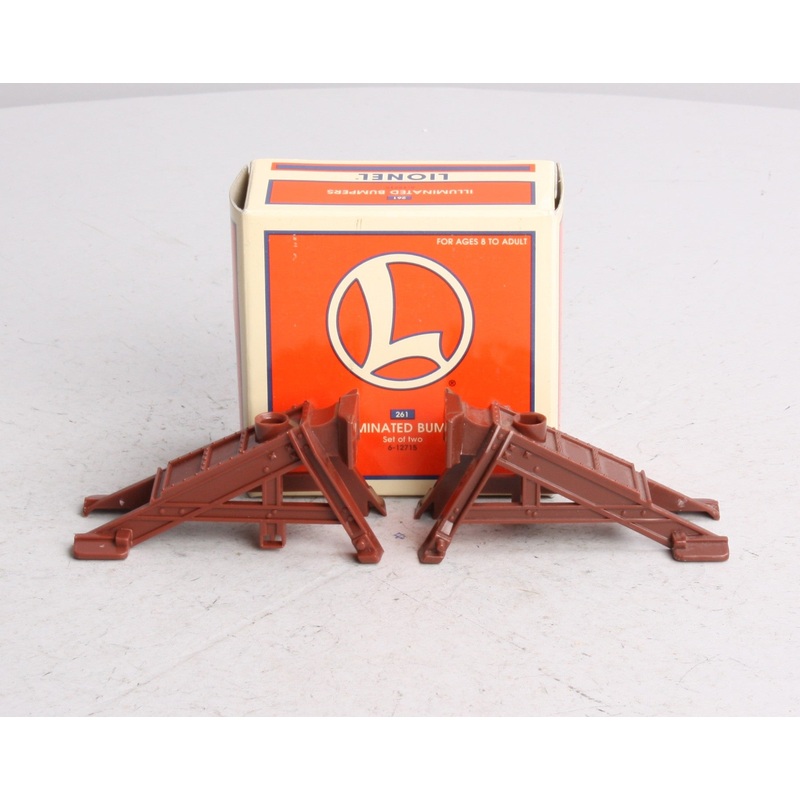 Lionel 6-12715 O and O27 Gauge Illuminated Plastic Bumpers (Set of 2) NIB
