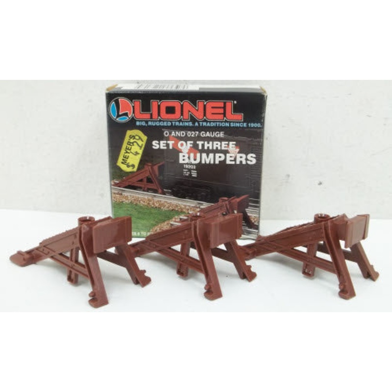 Lionel 6-12717 O and 027 Gauge Authentic Track Bumpers (Set of 3) LN/Box