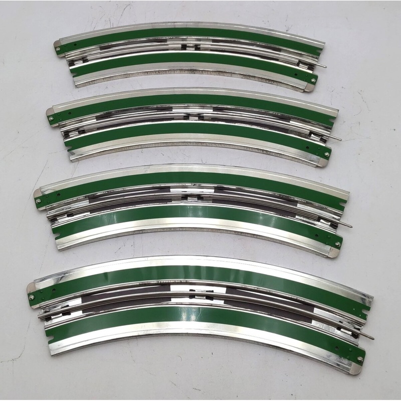 Lionel Standard Gauge Tinplate Curved Race Car Track (4) EX