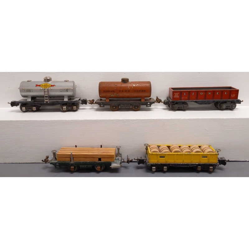 Lionel Vintage O Scale Freight Cars: 2654, 2652, 804, 2677, 831 [5]