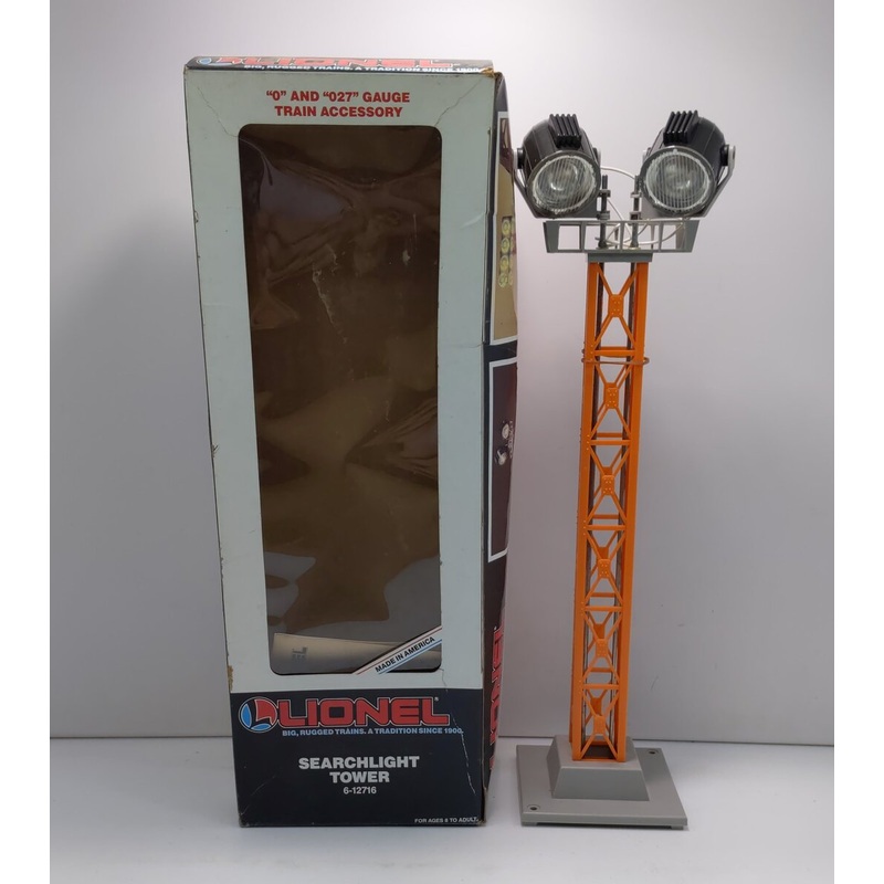 Lionel 6-12716 O Dual Searchlight Tower LN/Box