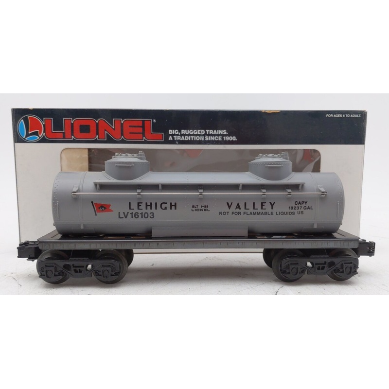 Lionel 6-16103 O Gauge Lehigh Valley Tank Car #16103 EX/Box