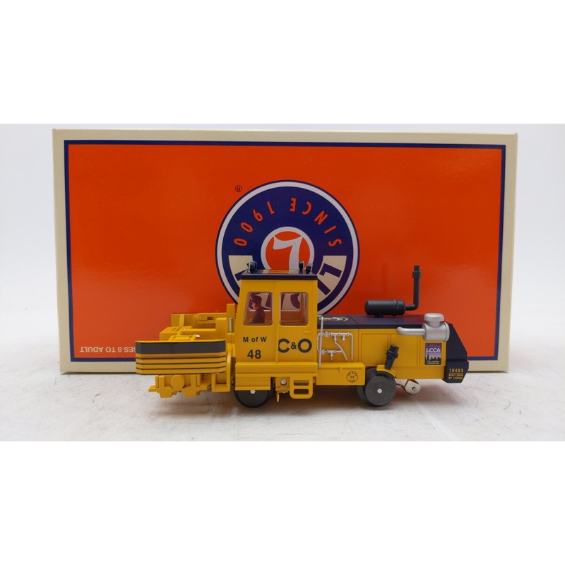 Lionel 6-18483 O Gauge Chesapeake and Ohio M of W Ballast Tamper EX/Box