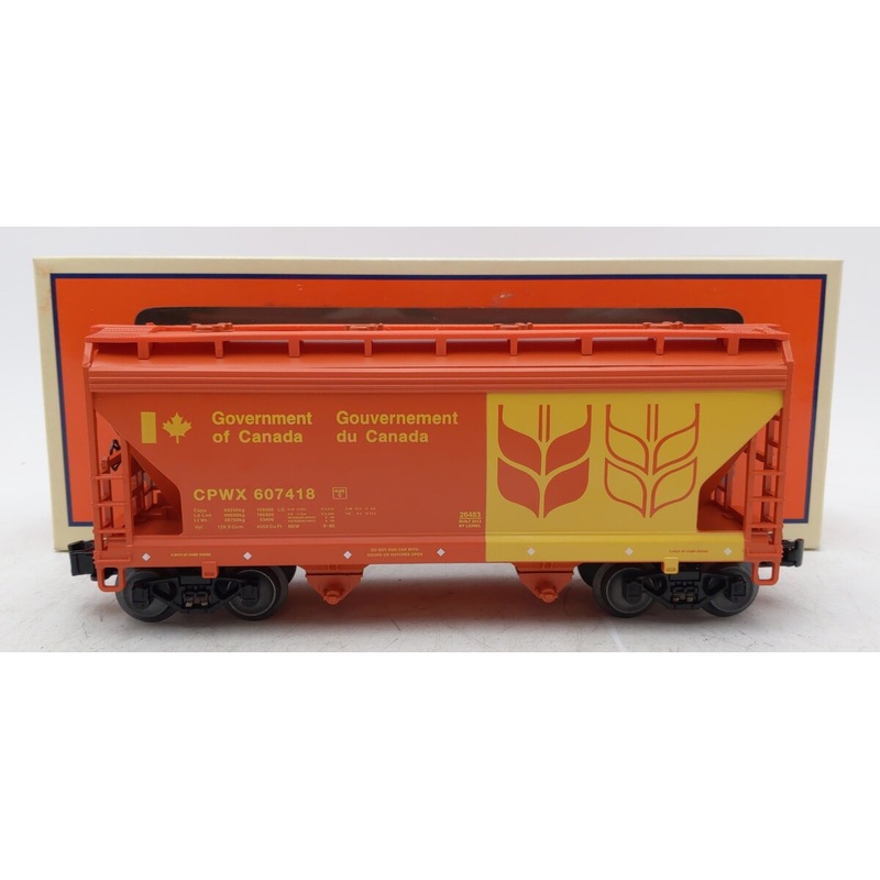 Lionel 6-26483 O Government of Canada ACF 2 Bay Hopper EX/Box
