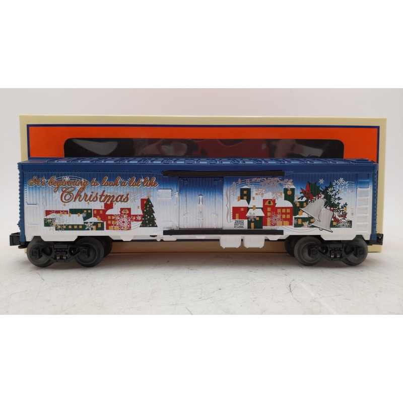 Lionel 6-29302 O Gauge Christmas Music Wood-Sided Reefer EX/Box