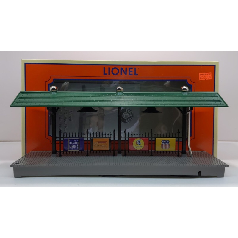 Lionel 6-84318 O Illuminated Station Platform LN/Box