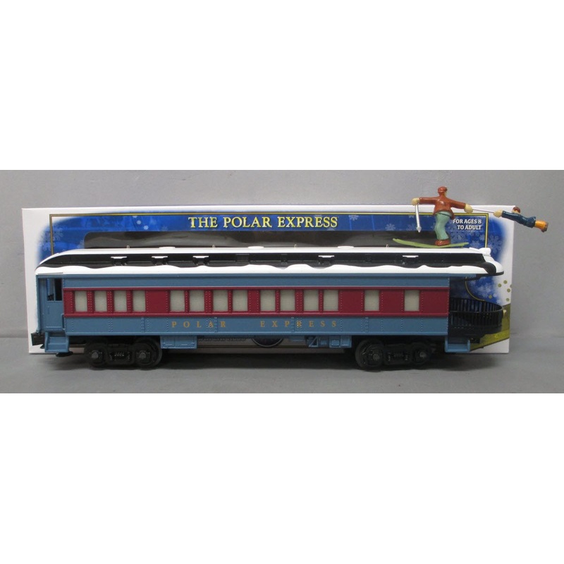 Lionel 6-85400 O Gauge The Polar Express Skiing Hobo Observation Car EX/Box
