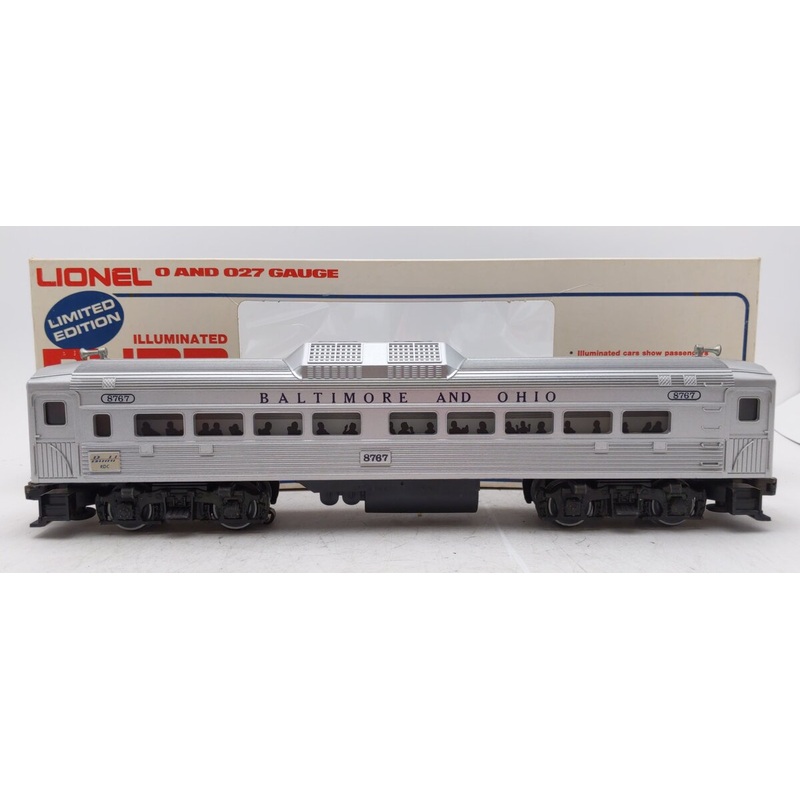 Lionel 6-8767 O Gauge Baltimore & Ohio RDC-1 Budd Commuter Passenger Car #8767 EX/Box