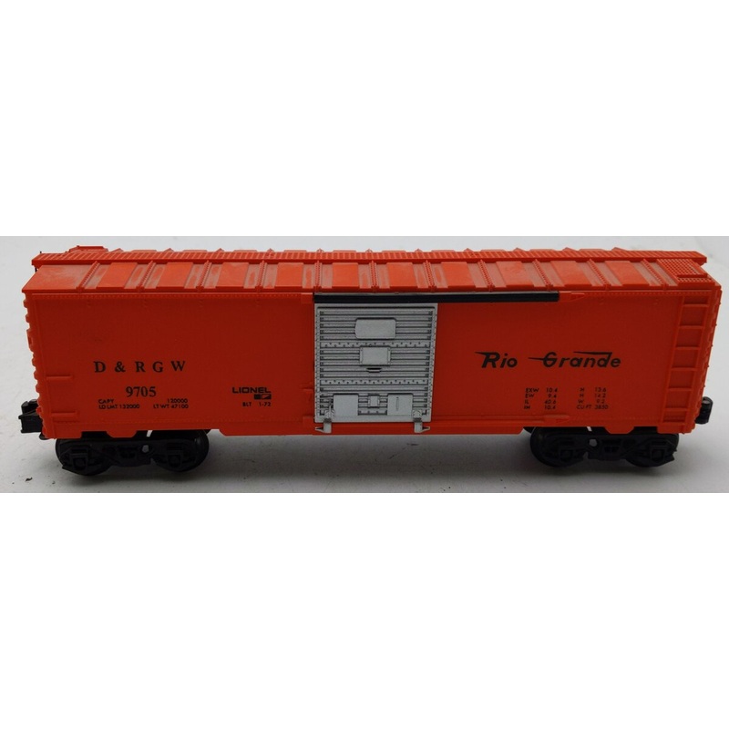 Lionel 6-9705 O Gauge Denver & Rio Grande Western Box Car EX