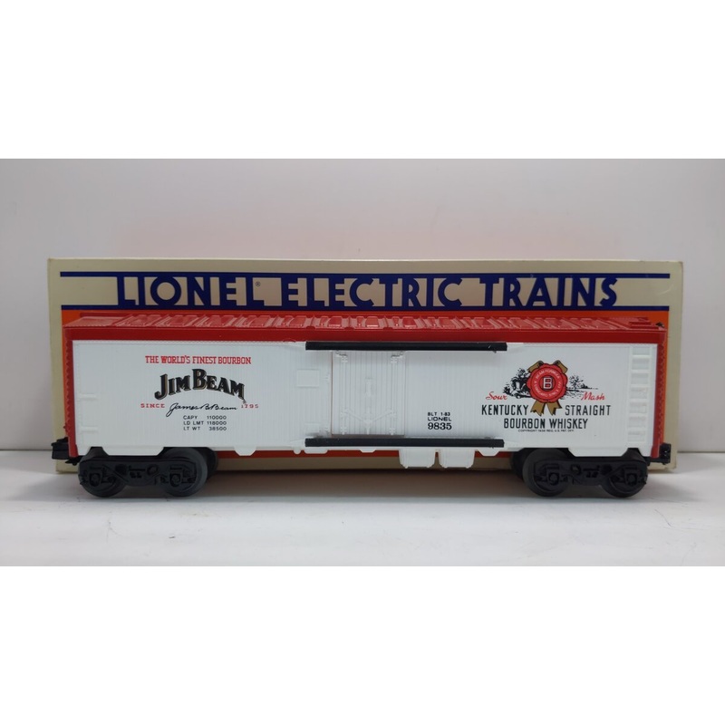 Lionel 6-9835 O Gauge Jim Beam Billboard Reefer EX/Box