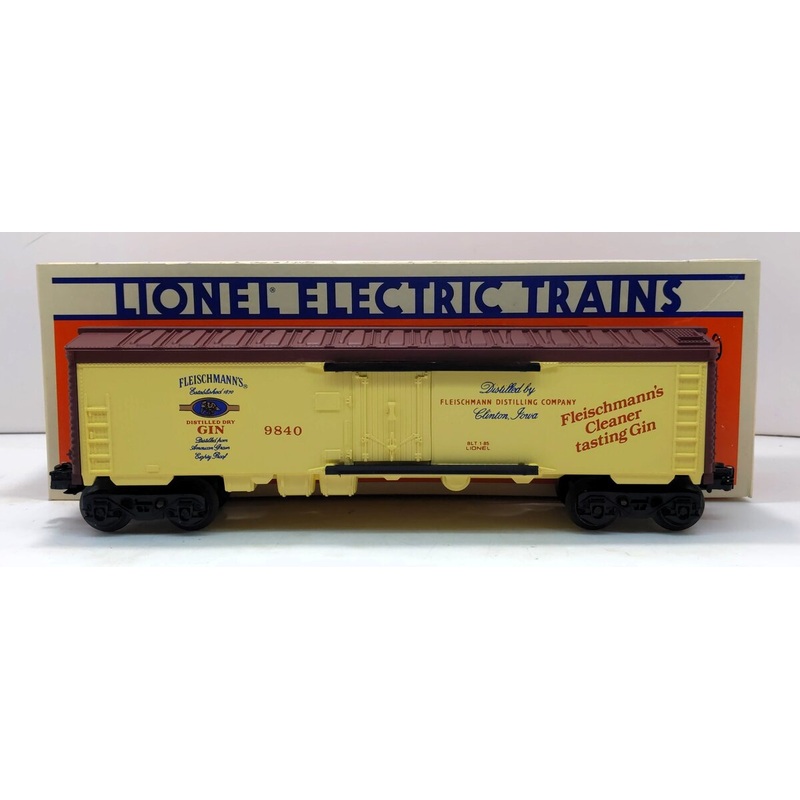 Lionel 6-9840 O Gauge Fleischmann Gin Billboard Reefer EX/Box