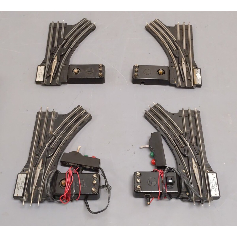 Lionel O22 Lionel Vintage O Gauge Remote LH & RH Switches [4] VG