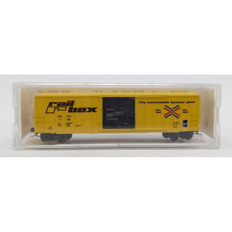 Micro-Trains 02500012 N FMC Railbox 50′ Rib Side Single Door Boxcar #17792 NIB