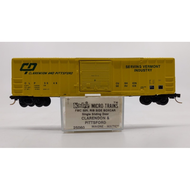 Micro-Trains 02500060 N CLP 50′ Single Door Rib Side Boxcar w/o Roofwalk #3049 NIB