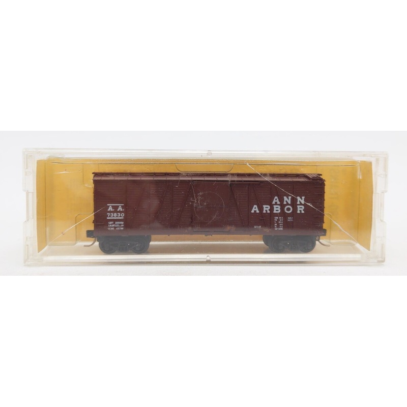 Micro-Trains 02800100 N Ann Arbor 40′ Single Door Outside Braced Boxcar #73830 NIB