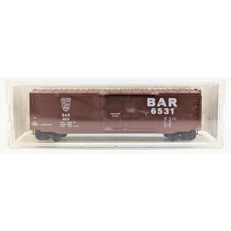 Micro-Trains 03800140 N BAR 50′ Standard Steel Plug Door Boxcar #6531 NIB