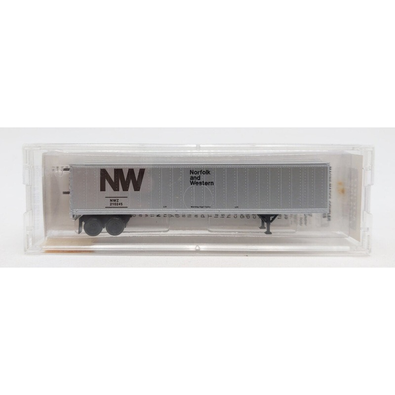 Micro-Trains 45200010 N Scale Norfolk and Western 48′ Trailer #210245 NIB