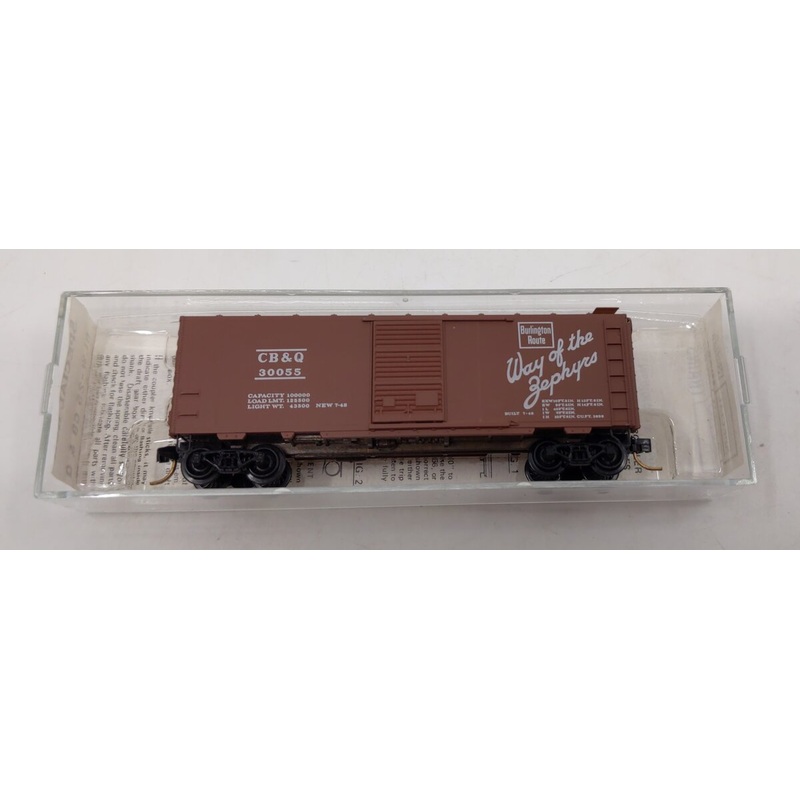 Micro-Trains BLW-25 N Scale Chicago Burlington & Quincy 40′ Boxcar #30055 NIB