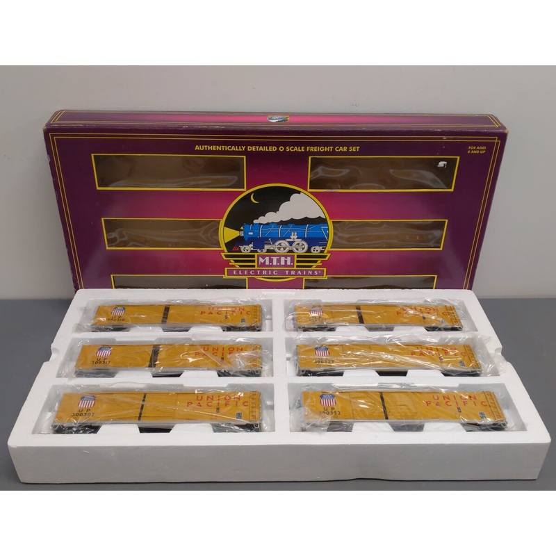 MTH 20-9007 O Union Pacific Premier Box Car Set #1 (Set of 6) LN/Box