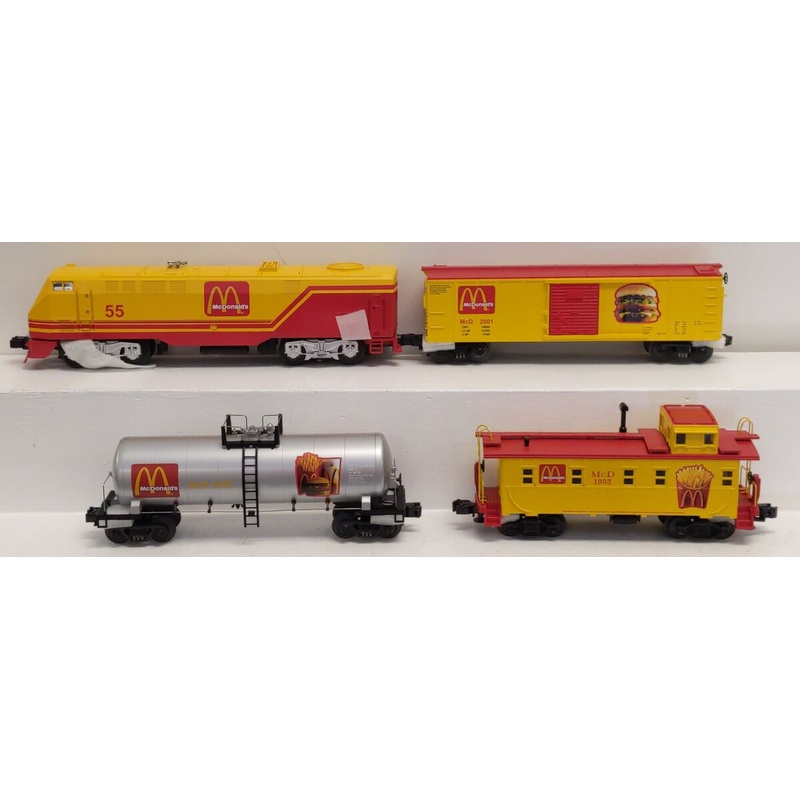 MTH 30-4052-1 McDonald’s RailKing Genesis O Gauge Diesel Train Set w/PS2 LN/Box
