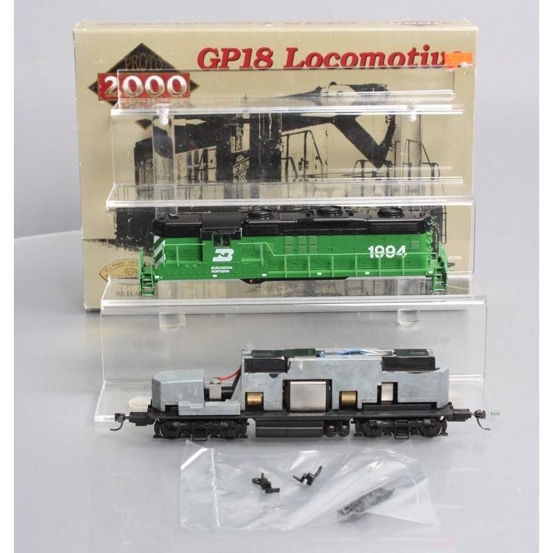 Proto 2000 8145 HO Burlington Northern High Nose GP18 Diesel Locomotive #1994 NIB