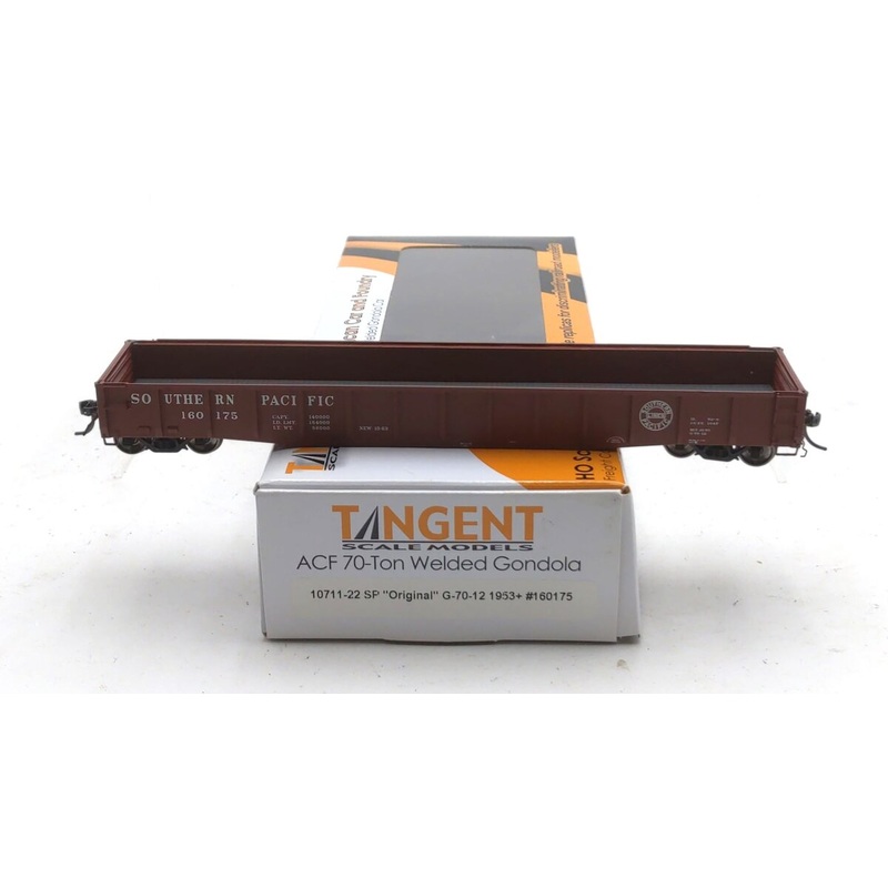 Tangent 10711-22 HO Scale Southern Pacific G-70-12 70 Ton Welded Gondola #160175 NIB