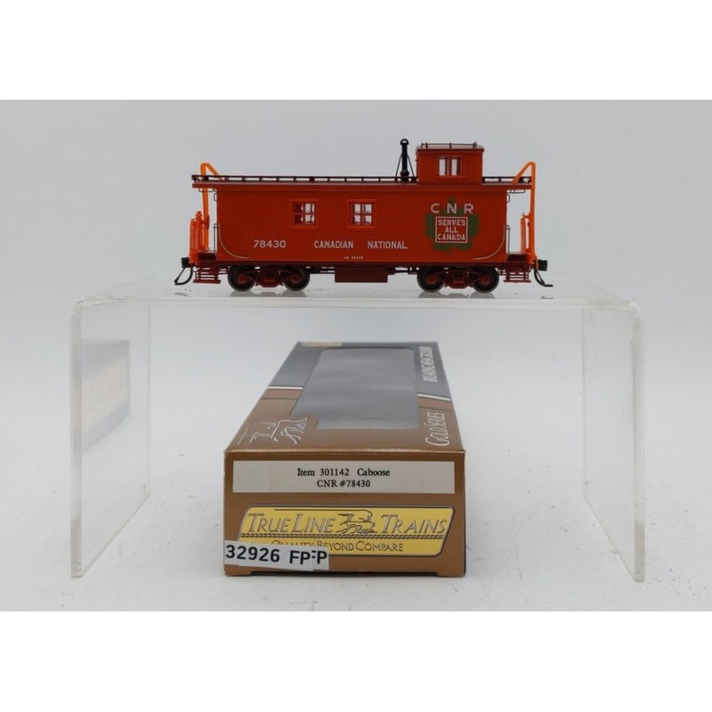 True Line Trains 301142 HO Scale Canadian National Caboose #78430 LN/Box