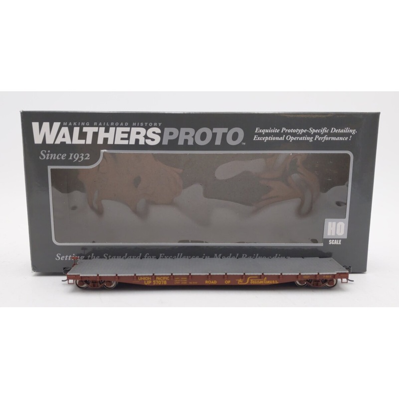 Walthers 920-104104 HO Scale Union Pacific 53′ AAR Flat Car #57078 LN/Box