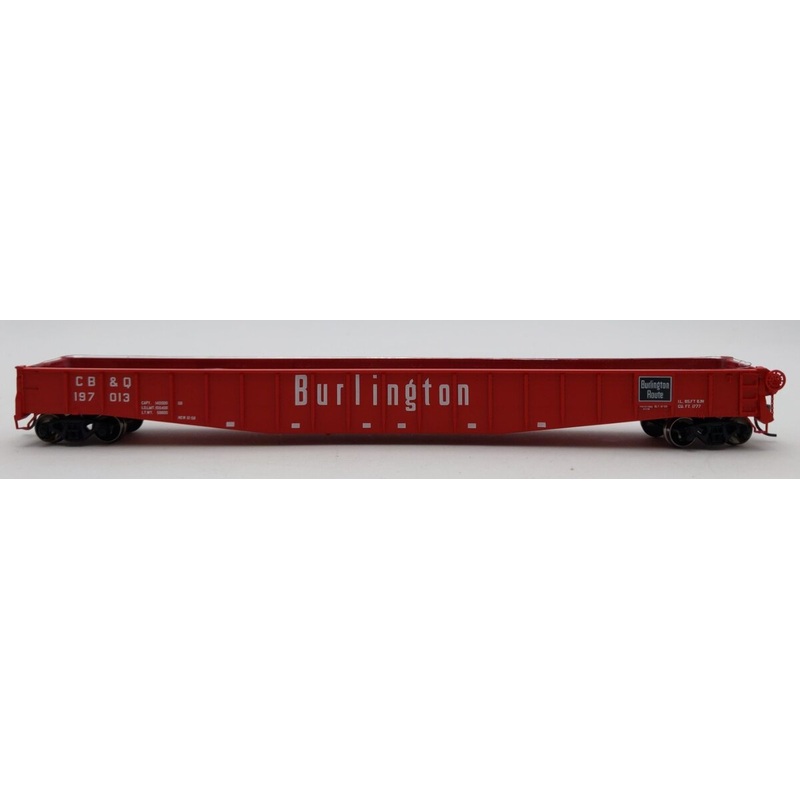 Athearn 93604 HO Chicago, Burlington & Quincy 65′ Mill Gondola #197013 LN