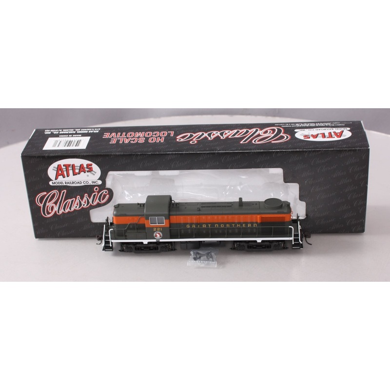 Atlas 8343 HO Scale Great Northern Alco RS-3 Diesel Locomotive #221 LN/Box