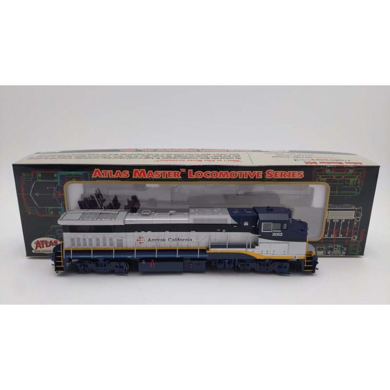 Atlas 9078 HO Scale Amtrak California Dash 8-32 BW Diesel Locomotive #2052 LN/Box