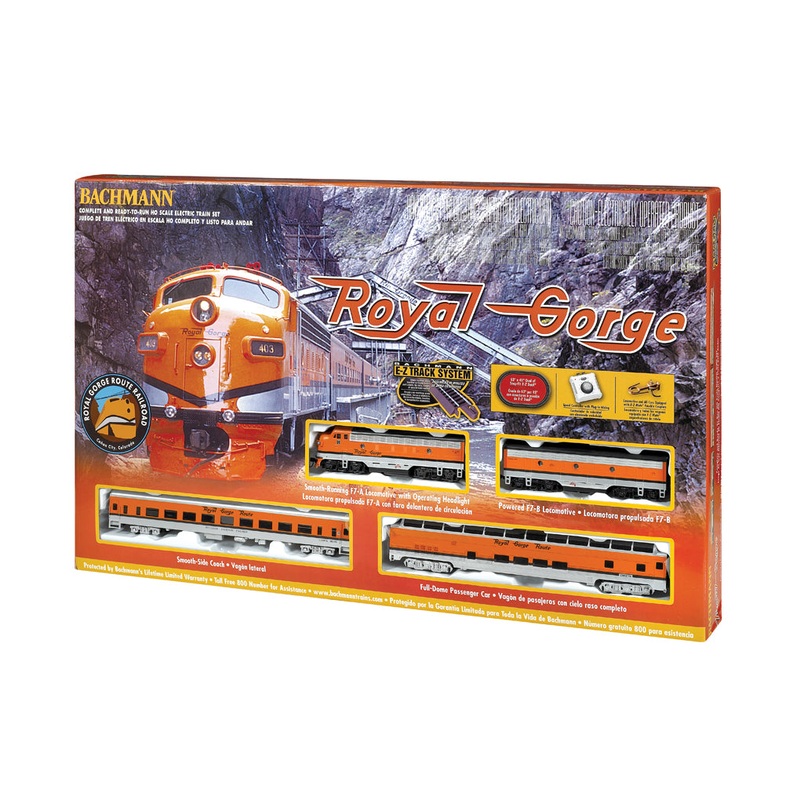 Bachmann 00689 Royal Gorge HO Gauge Diesel Passenger Train Set MT/Box
