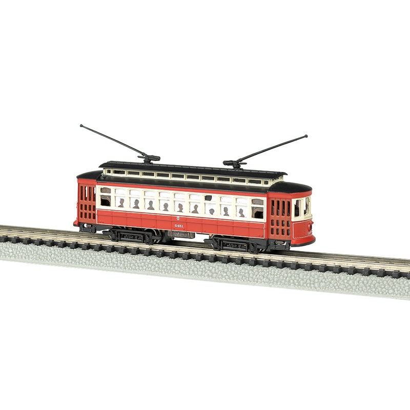 Bachmann 61091 N Chicago Brill Trolley – Standard DC LN/Box