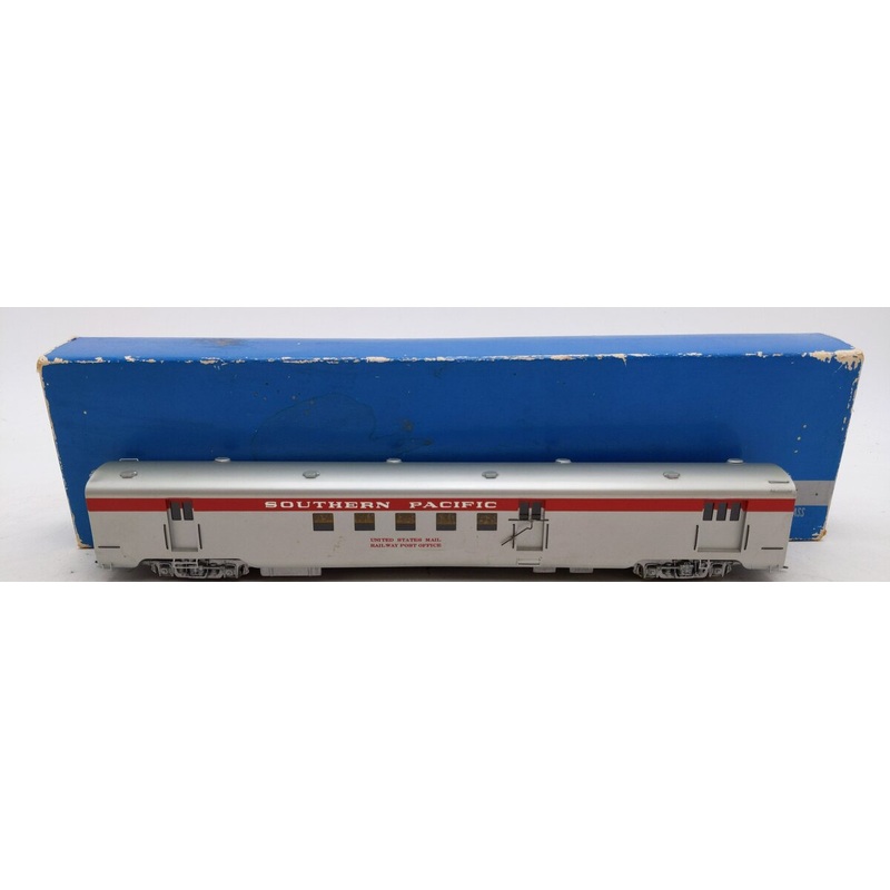 Balboa 530 BRASS HO Southern Pacific Aluminum Postal-Baggage Car EX/Box