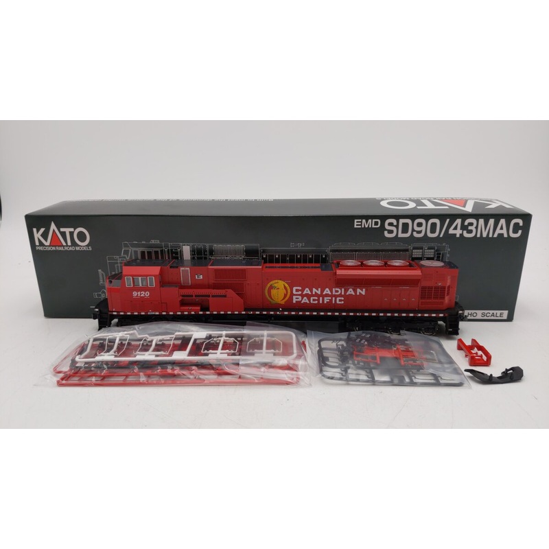 Kato 37-6351 HO Scale Canadian Pacific EMD SD90/43MAC Diesel Locomotive #9120 EX/Box
