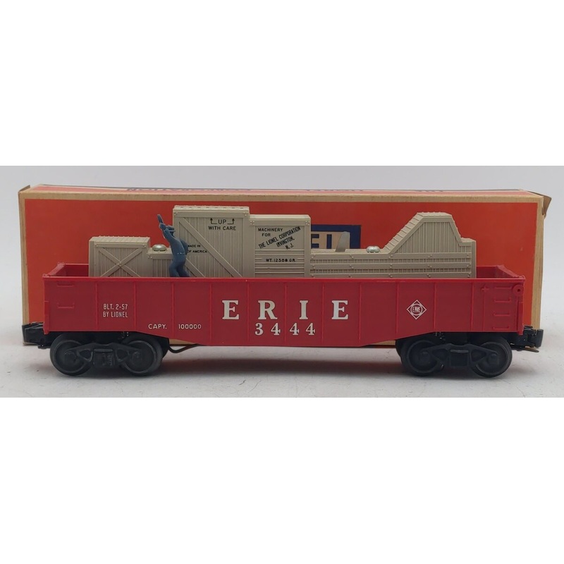 Lionel 3444 Vintage O Gauge Erie Operating Cop & Hobo Car EX/Box