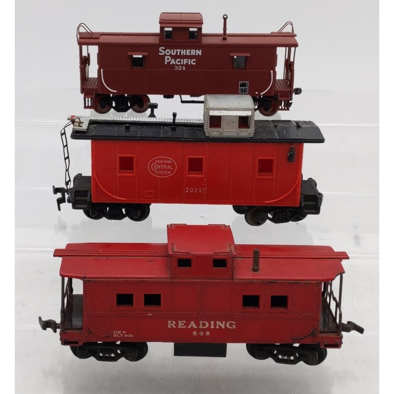 Atlas/Marx Assorted HO Scale Caboose #20295/#324/#506 [3] EX