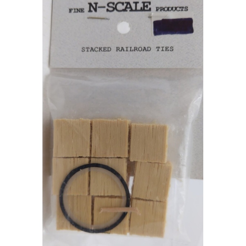 Fine N Scale Products FNL-1010 N Scale Stacked Railroad Ties