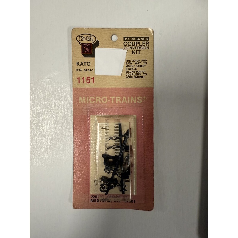 Kadee 1151 N Scale Coupler Conversion Kit – Kato