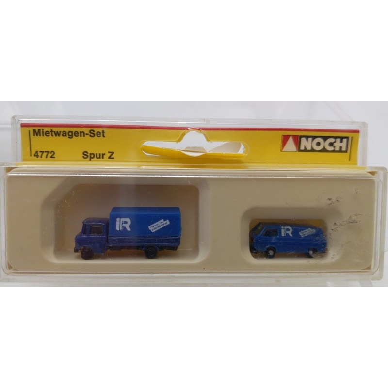 Noch 4772 Z Scale Blue 1-Truck and 1-Van (Set of 2)