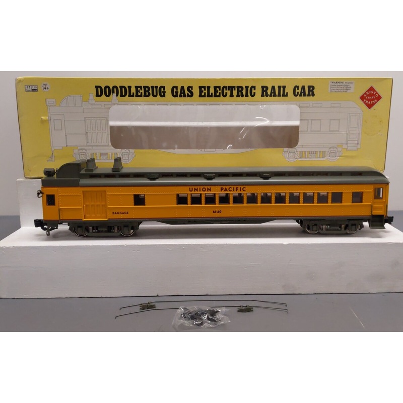 Aristo-Craft 21208 G Union Pacific Gas Electric Doodlebug w/Lights -Metal Wheels EX/Box