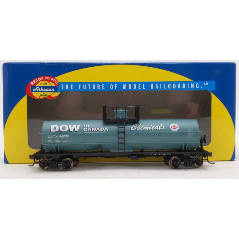 Athearn 72916 HO CGTX Dow of Canada Chemical Tank #84026 LN/Box