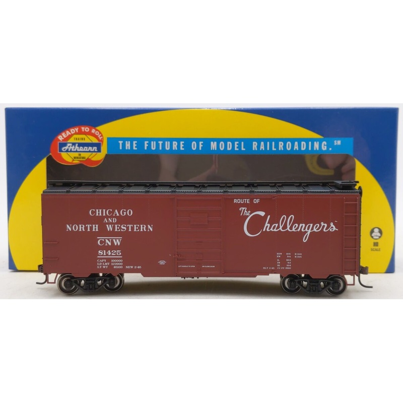 Athearn 73455 HO C&NW/Challengers 40′ Superior Boxcar #81425 LN/Box