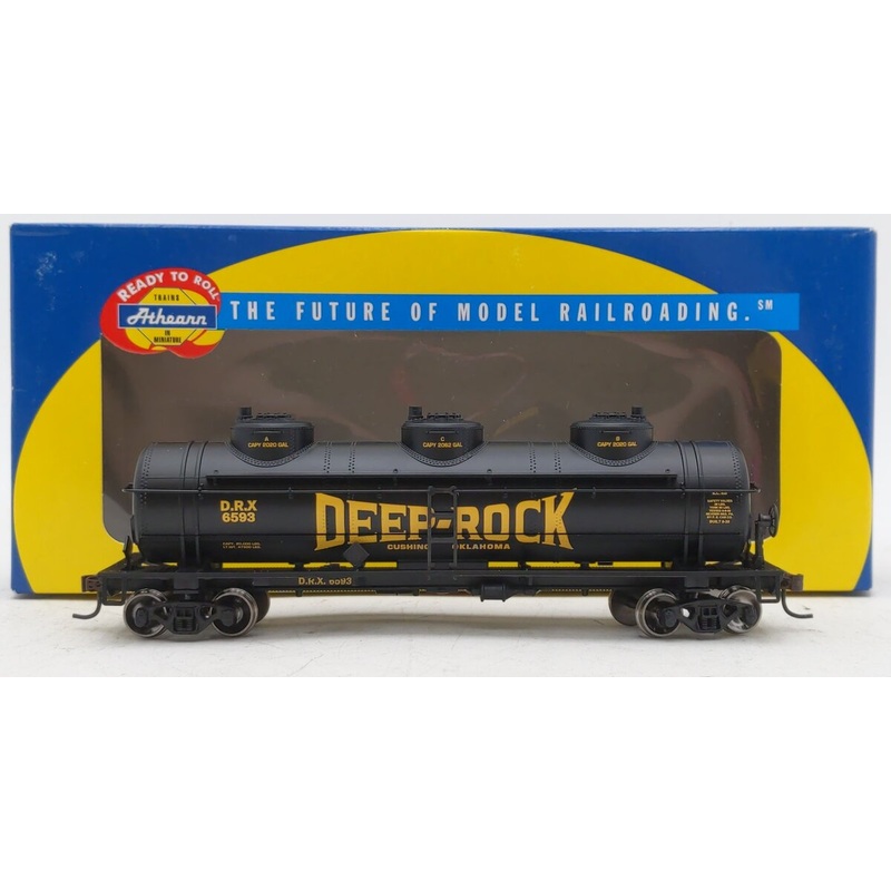 Athearn 73684 HO Deep Rock RTR 3-Dome Tank #6593 LN/Box