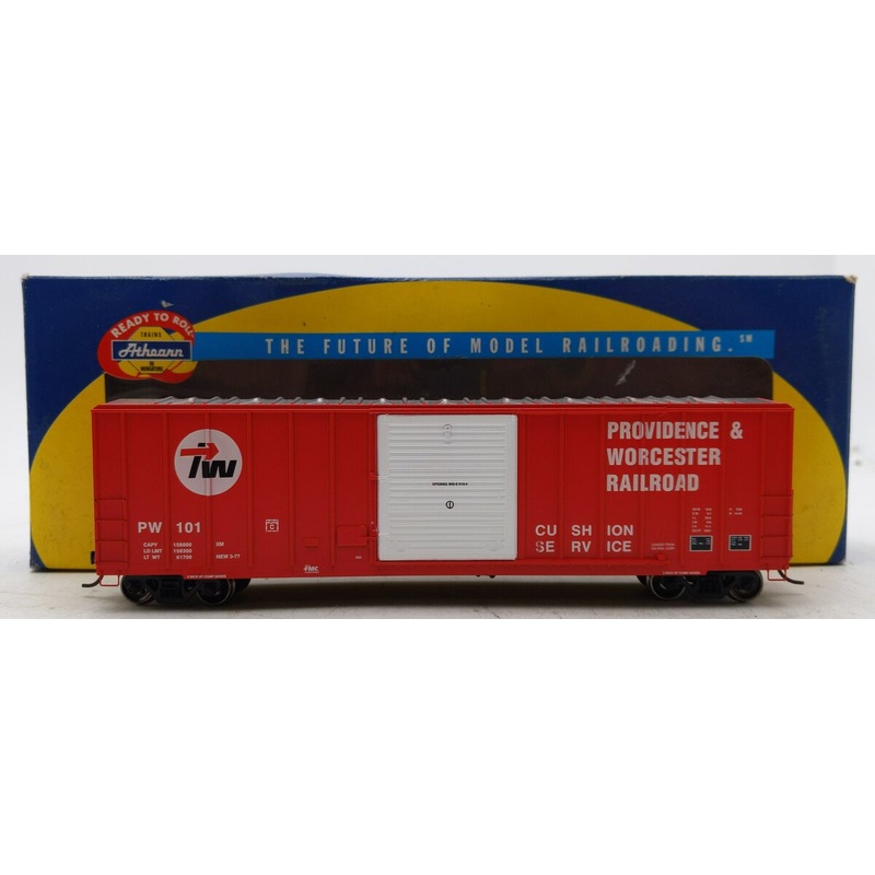 Athearn 92521 HO Providence & Worcester 50′ FMC Box Car #101 EX/Box