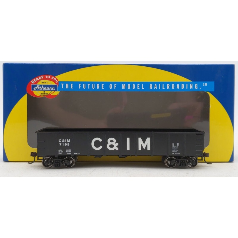 Athearn 94328 HO Chicago & Illinois Midland 40′ Gondola #7198 LN/Box