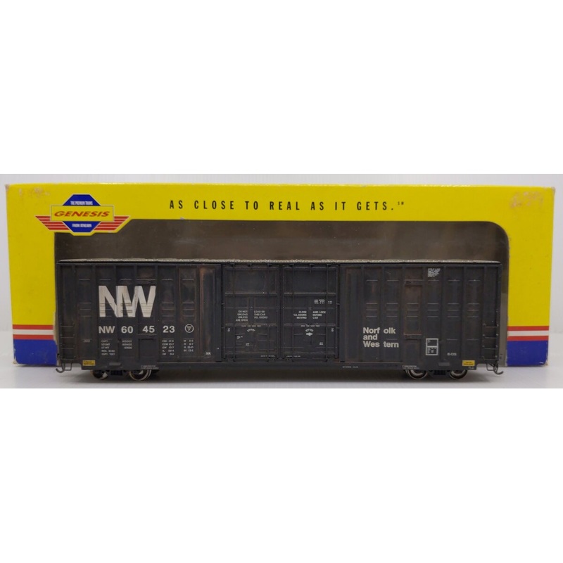 Athearn G4003 HO Scale Norfolk & Western Weathered 60′ Boxcar #604523 EX/Box