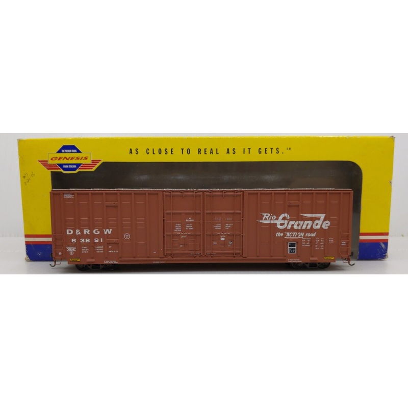 Athearn G4010 HO Scale Denver & Rio Grande Western 60′ Boxcar #63891 LN/Box